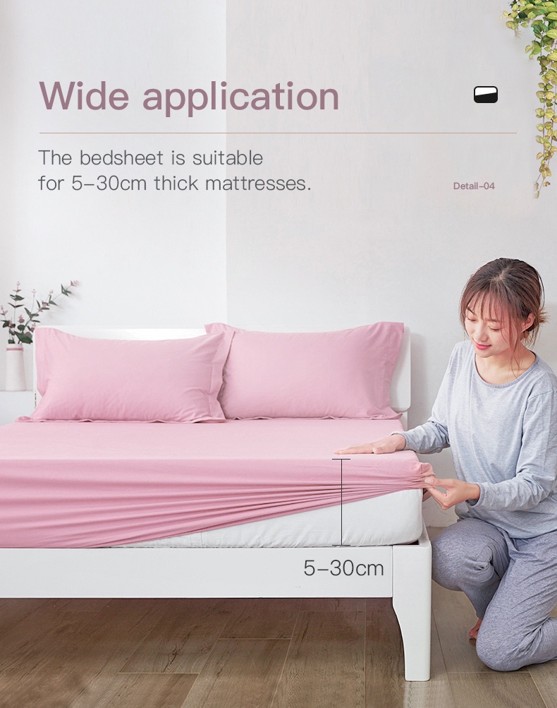 100_ Cotton Fitted Bedsheet Set-5